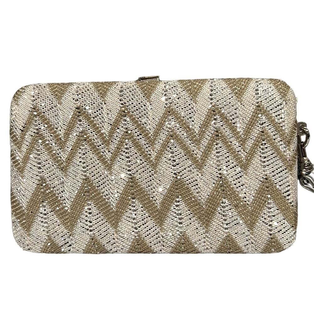 Clutch Silver & Gold Small Perfect for Prom, Wedding, Party
